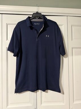 Under Armour Navy Short-Sleeve Performance Polo